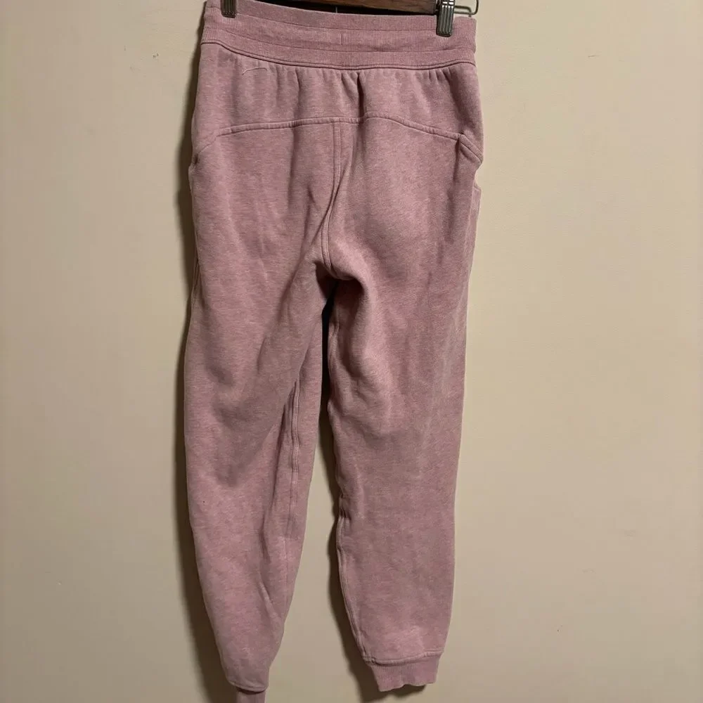 Lululemon Scuba High-Rise Jogger Heathered Pink Taupe- Size 2